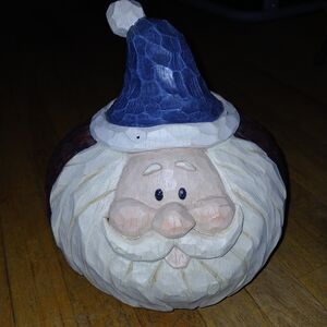 wooden santa head Large
